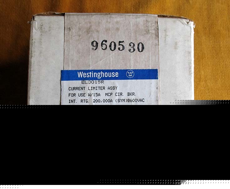 New westinghouse EL3015R current limiter assembly 15A 
