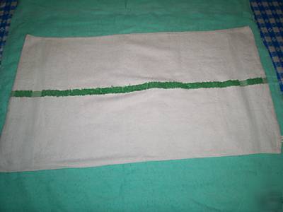 24 dozen 16X27 blue center stripe hand towels 2.75 lb