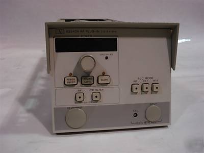 Agilent / hp 83540A rf plug in 2 - 8.4 ghz 5 days r&r