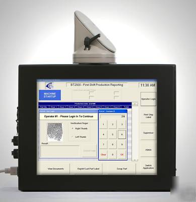 Industrial hmi computer w/17