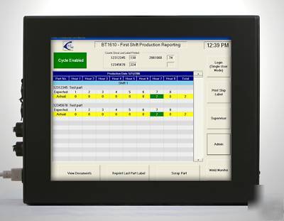 Industrial hmi computer w/17