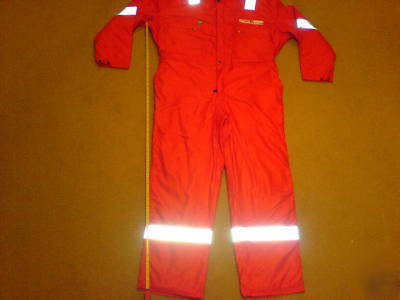 Insulated, flame retardant, waterproof, hi viz overalls