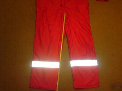 Insulated, flame retardant, waterproof, hi viz overalls