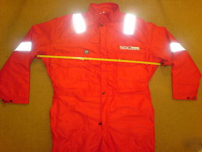 Insulated, flame retardant, waterproof, hi viz overalls