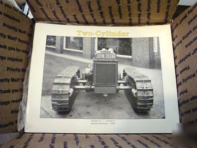 John deere two-cylinder magazine **box lot** 32 issues