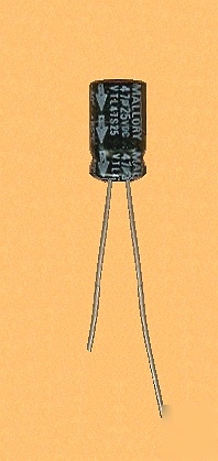 Lot 200 47UF 25VDC volt mallory electrolytic caps axial