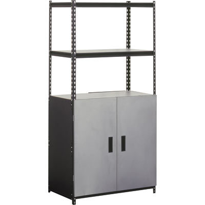 Northern ind. 5-shelf rack w cabinet