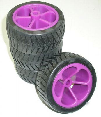Set of 4 wagon cart or welding cart wheels parts 145