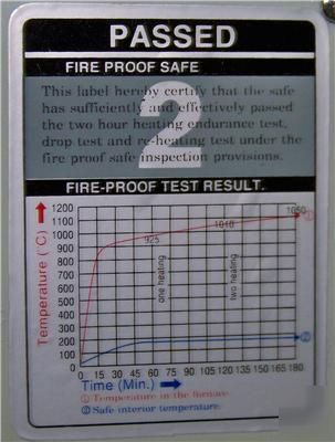  hollon safe - hs-320E burglary and 2-hour fire safe