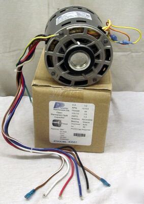 3587 1/2 hp 1075 115 v 3 speed blower fan motor
