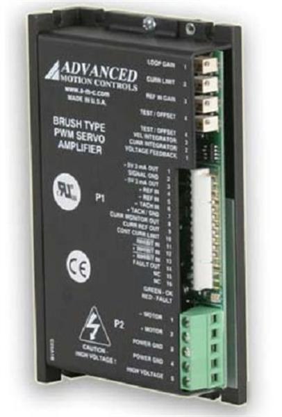 Advanced motion controls 12A8K analog servo drive brush