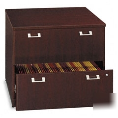 Bush quantum series twodrawer lateral file