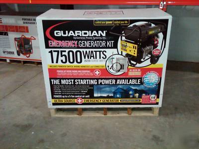Generac guardian 17.5KW generator with transfer switch 