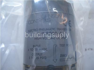 Johnson controls ep-8000-4 electro pneumstic transducer