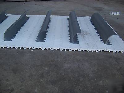 Kvp falcon 416 clib mat top conveyor belting w/flights