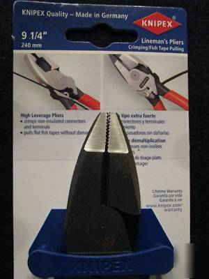 New set of knipex (germany) electrician pliers, 