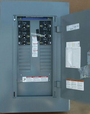 New square d 125A mlo 480/277V 3PH 4W 30SP nf panel