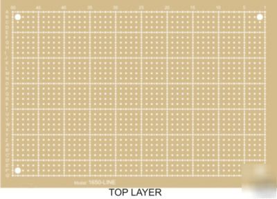 Prototype circuit BOARD1650 line (track model) 137X94MM
