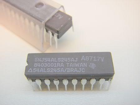 8403001RA mil spec bus transceiver, SNJ54ALS245AJ