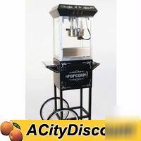 8OZ popcorn popper machine & cart red, blue, or black