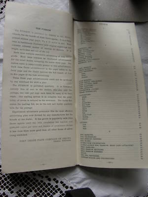 Antique john deere contract/catalog/ price LISTINGS1915