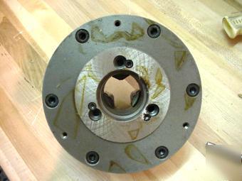 Bison 7 803 0834 8 inch 3 jaw self center lathe chuck