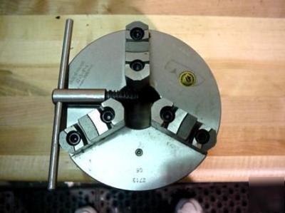 Bison 7 803 0834 8 inch 3 jaw self center lathe chuck