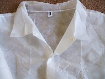 Disposable white coat xl home / work protect clothes 