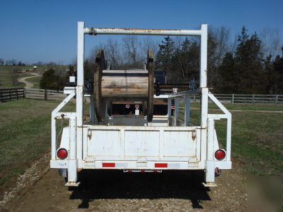 Electric cable dual reel trailer - tensioner brakes