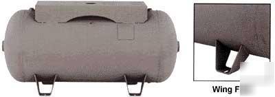 New 20 gallon horizontal air tank/receiver w/topplate 