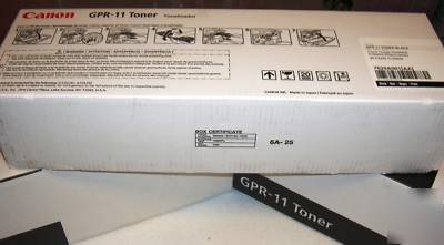 New 3 canon gpr-11 (7629A001AA) black toner cartridges