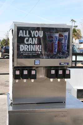 New servend 6 flavor soda fountain machine # mt-150 