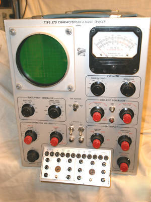Tektronix 570 curve tracer oscilloscope, cal,warranty