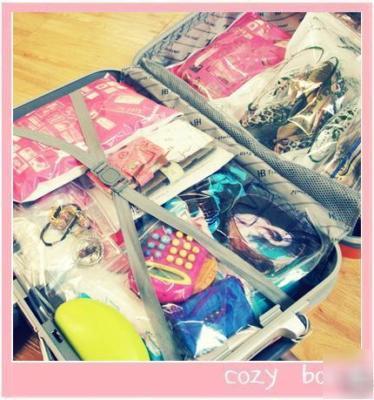 Travel zip lock bags 19PCS illust on it cool stuff :)