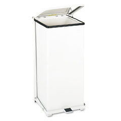 United receptacle defenders biohazard steel step can