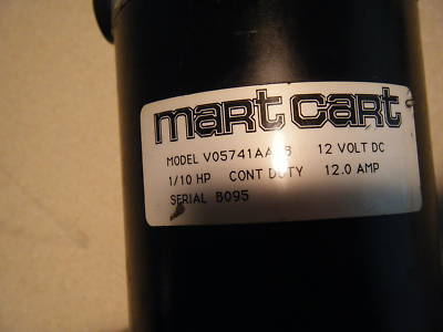 12V dc motor with gear reduction pulley 12 amp 1/10 hp