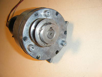 12V dc motor with gear reduction pulley 12 amp 1/10 hp