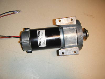 12V dc motor with gear reduction pulley 12 amp 1/10 hp
