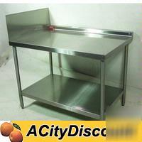 48X32 ss utility work equipment prep table