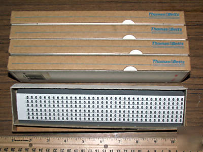 5 packs of 25 t&b e-z-code vinyl wire marker cards # 6 