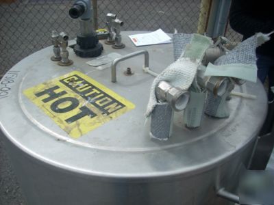 50 gallon stainless steel tank jacketed 100 psi