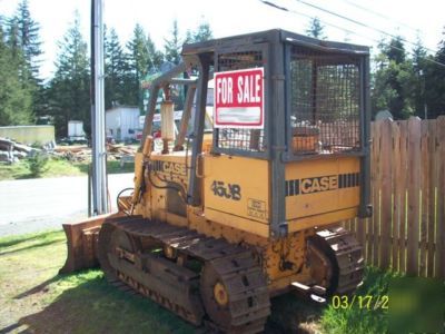Case 450B crawler dozer ~ 6-way blade ~ serviced cat