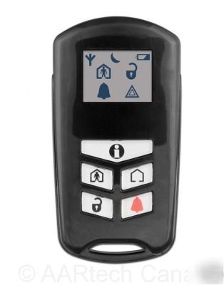 Dsc WT4989 alexor wireless alarm 2-wire keyfob 