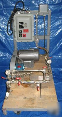High pressure jet fuel pumping system unique