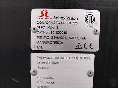Hp scitex xl 1500 grand format 3 meter solvent printer