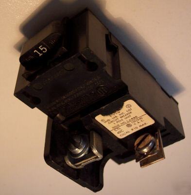 Ite pushmatic single pole 15A breaker P115