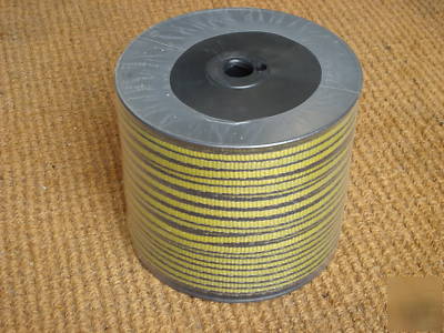 500M electric fence hot wiretape. easy-see yellow/blck 