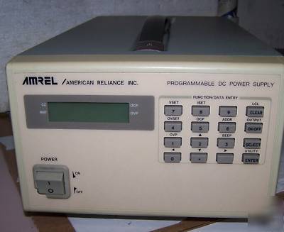 Amrel pp 5-30 programmable dc power supply 