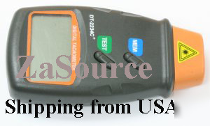Digital spindle/axle/gear/clutch/wheel speed rpm meter