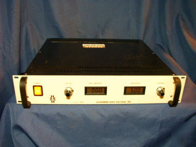 Glassman +5 kv @ 20MA high voltage power supply hv